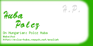 huba polcz business card